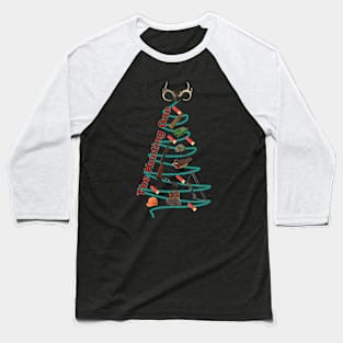 Hunting Xmas Tree Baseball T-Shirt